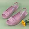 Summer Fish Mouth Women's Sandals Wedge Heel Soft Sole Waterproof Non-Slip Indoor Home Outdoor Wear Versatile Nurse Summer Women's Shoes