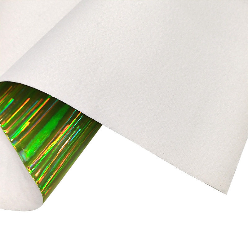 Colorful Metal Laser Leather Mirror Colorful Pu Fur Bottom Artificial Leather Storage Makeup Decoration Luggage Fabric Leather