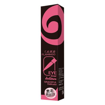 Flamingo Exquisite and Soft Liquid Eyeliner Large Capacity Waterproof and Sweatproof Not Easy to Smudge Eyeliner Pen Women's Domestic Products Wholesale