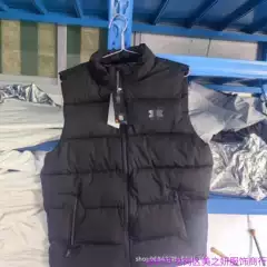 Big Sale Sports Vest Men's Autumn and Winter Same Style Ua Couple down Cotton Vest Casual Waistoutwear Stand Collar Warm Jacket