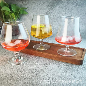 Ins Style Tall Fruit Tea Cup Glass Internet Celebrity Restaurant Juice Bubble Water Cup Brandy Cup Cold Drink Cup
