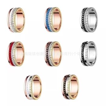 High Version of Baojia Shilong Shilairui Couple's Ring Gear Will Rotate Ring Men's and Women's Same Style Ring Ring