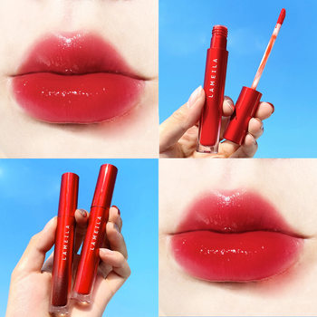 Net red velvet matte lip glaze matte not easy to decolorization bean paste red brown student mouth red lip mud a generation of hair