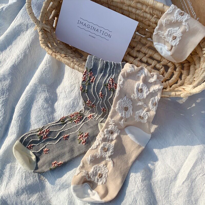 学生少女中筒袜春夏日系ins潮韩版泫雅风秋冬百搭休闲网红款学院