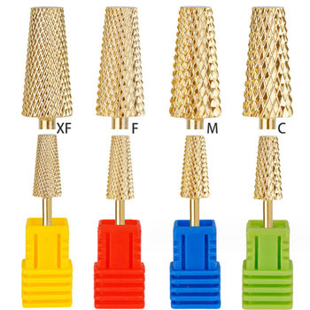 Cross-border new nail tungsten steel grinding head tungsten steel tapered electric grinding drill bit polishing nail removal tool in stock