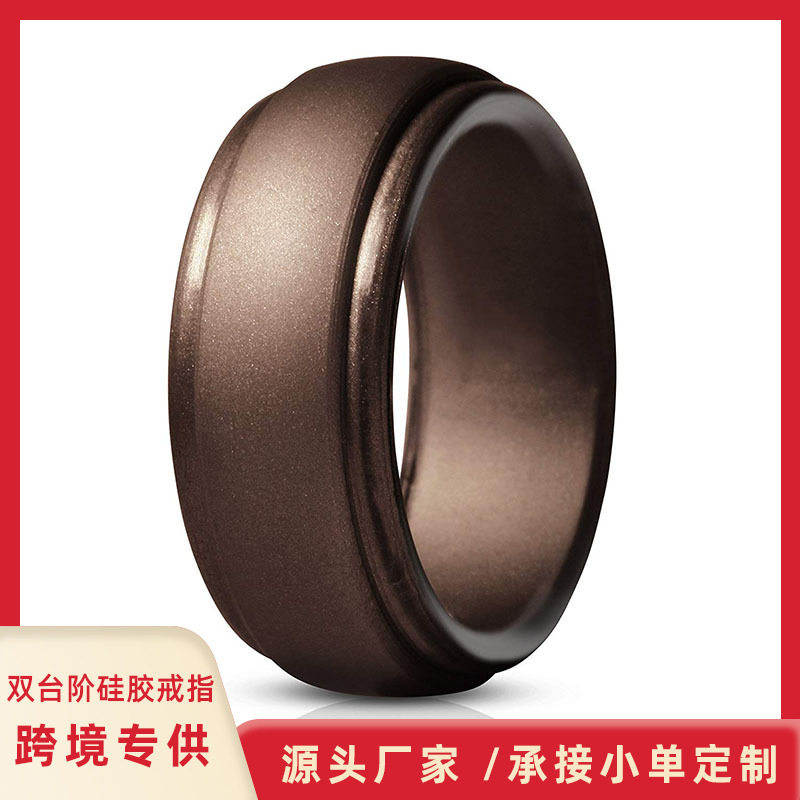 Amazon best seller Curved step style silicone ring European...