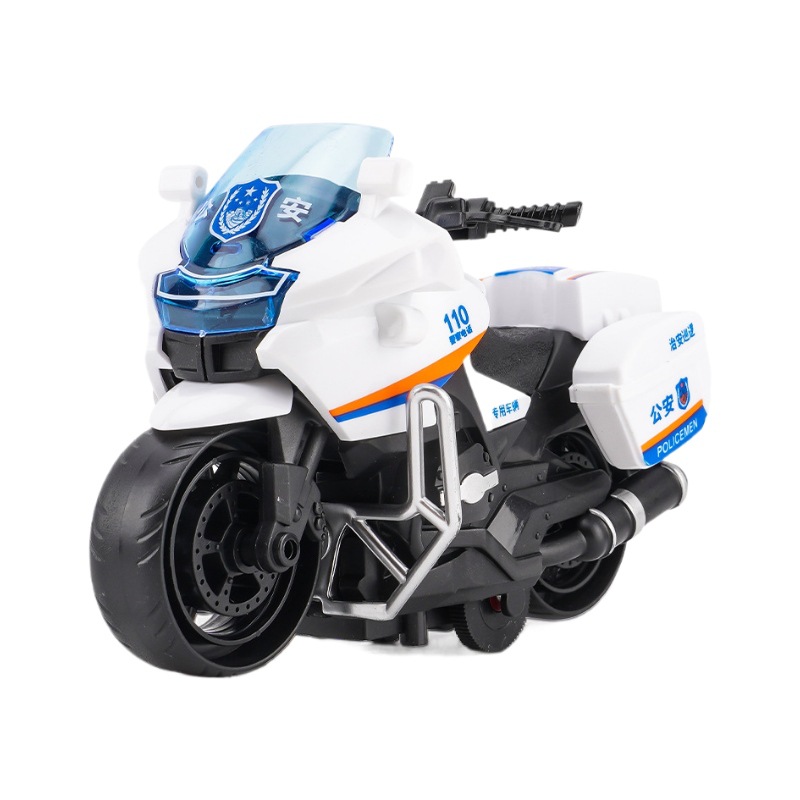 跨境亚马逊抖音儿童玩具男孩仿真玩具摩托车夹娃娃机惯性玩具车子