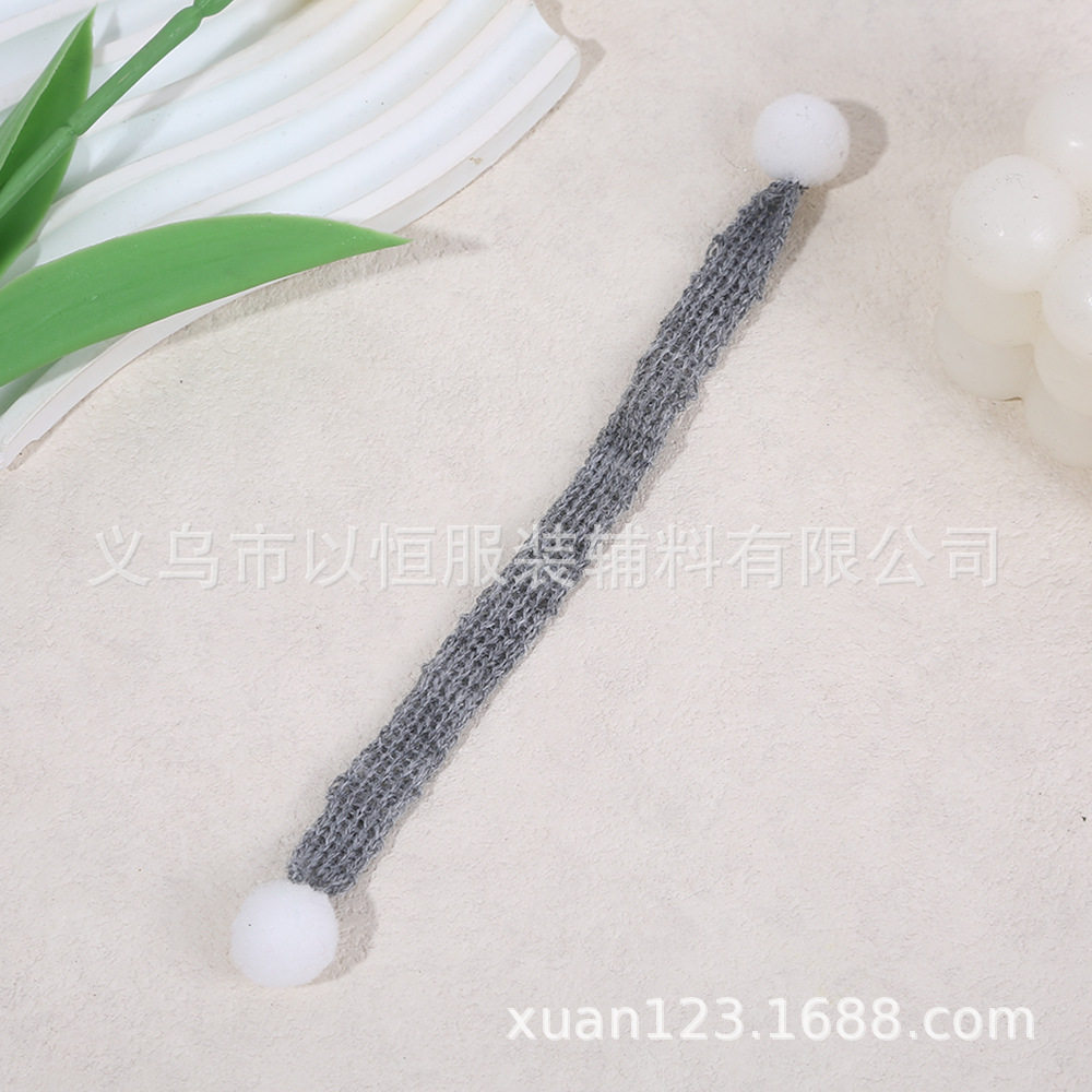 现货圣诞迷你针织小围巾卡通公仔娃娃DIY玩具围脖配饰圣诞节装饰