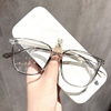 Tiktok Glasses for Nearsighted Women Can Be Equipped with Large-Frame Lenses That Make the Face Look Smaller, Featuring a Transparent Frame That Is Ultra-Light and Slimming