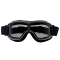 Black leather gray flakes