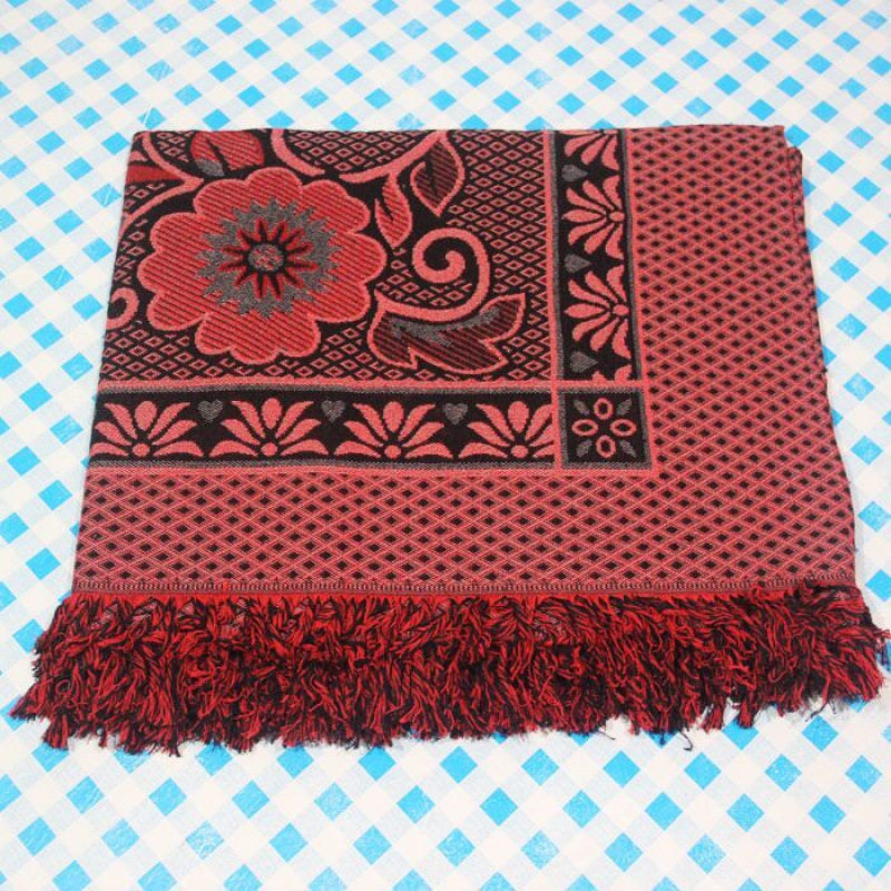 Wholesale Thread Blanket Bed Sheetss Old-Fashioned Tablecloth Summer Casual Knitted Blanket Thickened Bedspread Plant Flowers