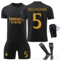 24 Real Madrid Away #5 with Socks + Shin Guards