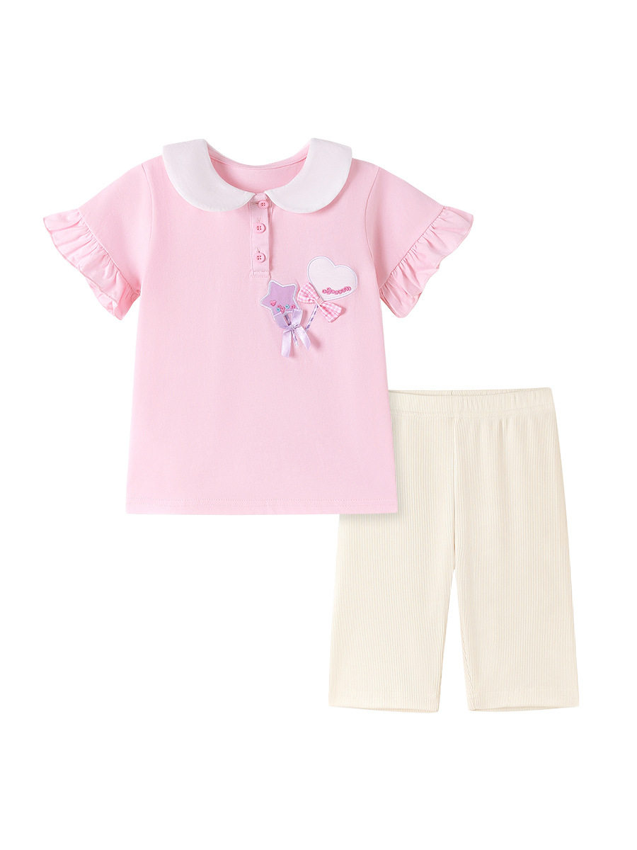 Summer Cute Girls' Set, Baby Sweet Children's Clothing, [Style] Kids' 2-piece Set