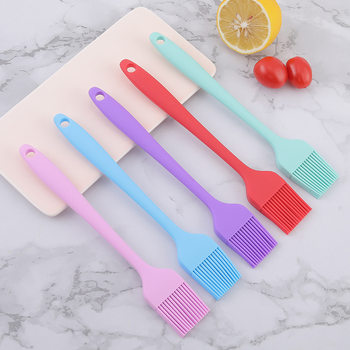 One-piece silicone oil brush kitchen baking brush BBQ lint-free oil brush baking tools small barbecue brush