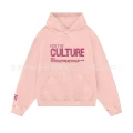 Pink hooded sweatshirt