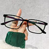 Korean version TR90 square glasses frame for men and women with the same trend of two-color with myopia optical frame manufacturers wholesale