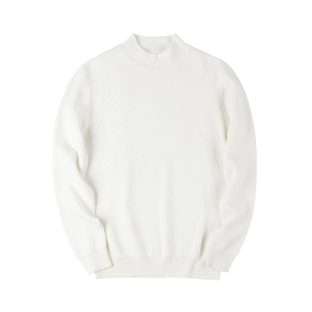 墨麦客半高领毛衣男秋冬季百搭毛衫简约纯色基础男士针织衫20006.