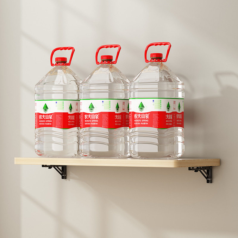 Wall-mounted storage rack multi-layer bookshelf foldable partition wall-mounted hanging storage rack wall wood bracket