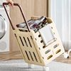 Dirty Clothes Basket Household Foldableable Dirty Clothes Basket Large Capacity Sandwich Bathroom Bathroom Dirty Clothes Laundry Storage Basket