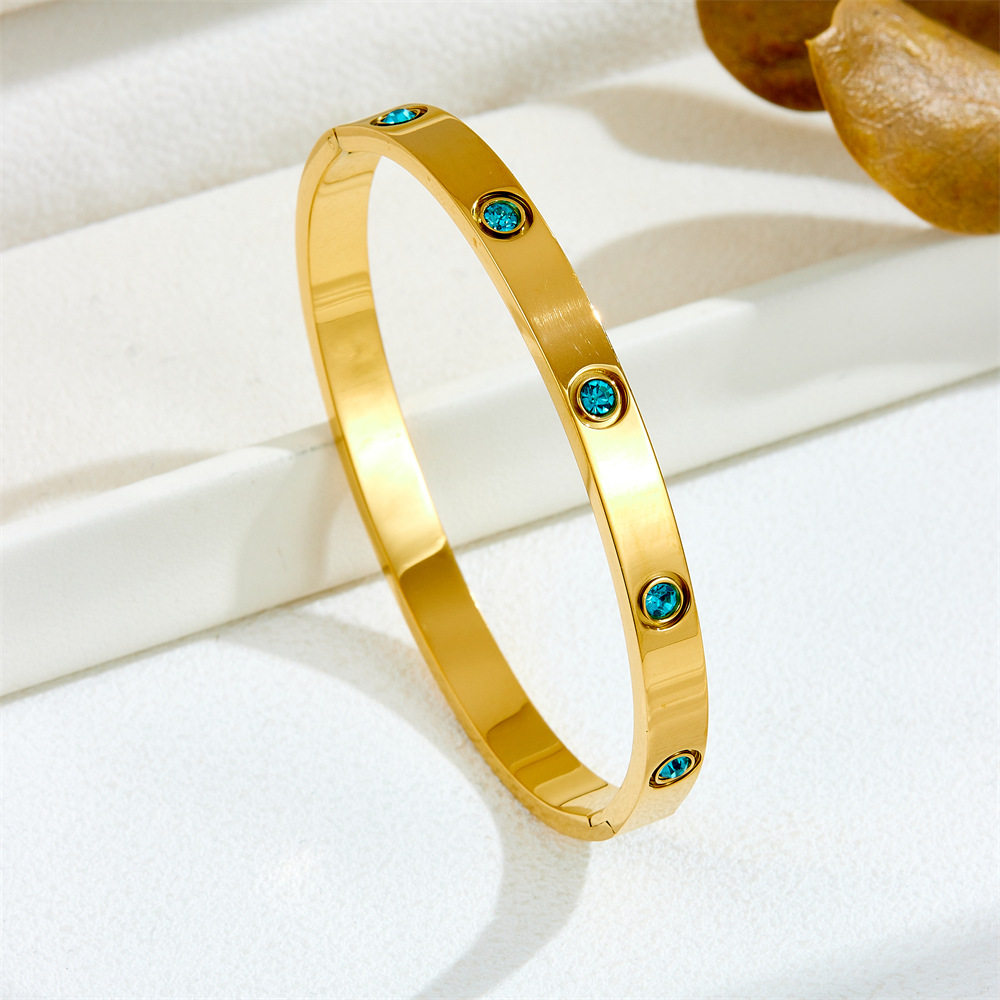 Cross-border popular ins style fashion bracelet, high-end, elegant and luxurious jewelry, niche design love bracelet