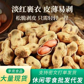 Farmhouse Firewood Iron Pan Freshly Fried Crispy Peanuts Hakka Specialty Cooked Peanuts Crispy Roasted Peanuts with Shells