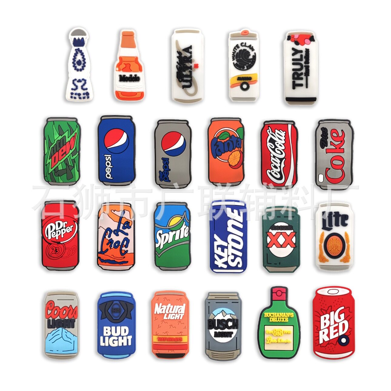 [Beverage soda series] Cola hole shoes plastic patch shoes flower shoe buckle cross-border Amazon AliExpress