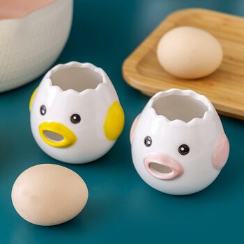 Egg White and Yolk Separator Kitchen Egg Separator Egg Yolk Separator Cute Filter Egg Separator Creative Tool