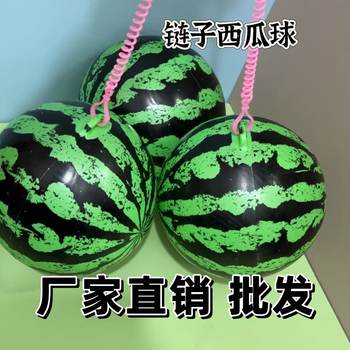 Watermelon ball inflatable toys children's inflatable toys kindergarten pat ball stall manufacturers wholesale