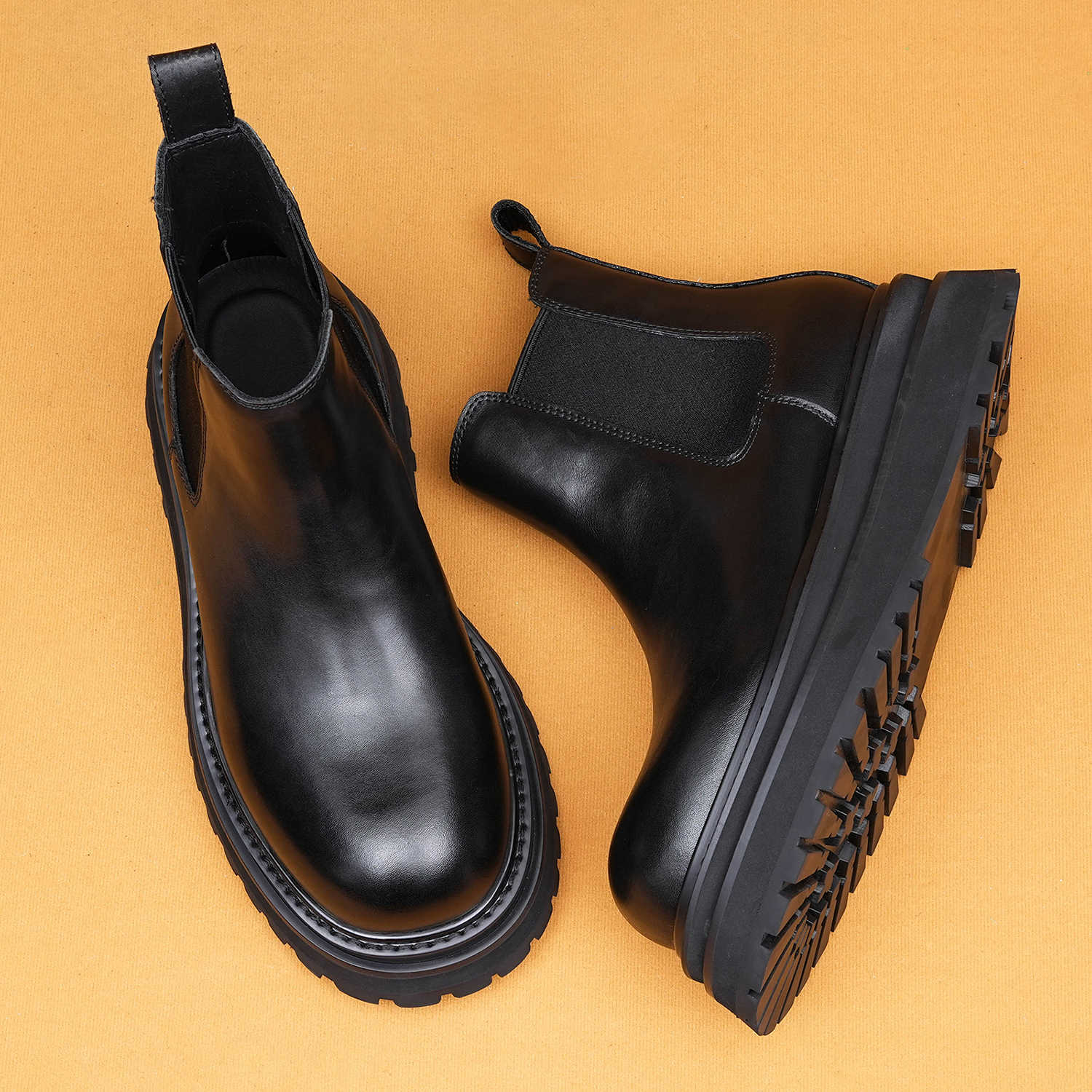 (Mới) Mã L0340 Giá 3420K: Giày Boot Martin Nam Faente Hàng Mùa Xuân Thu Đông Đế Cao Giày Dép Nam Chất Liệu Da Bò G06 Sản Phẩm Mới, (Miễn Phí Vận Chuyển Toàn Quốc).