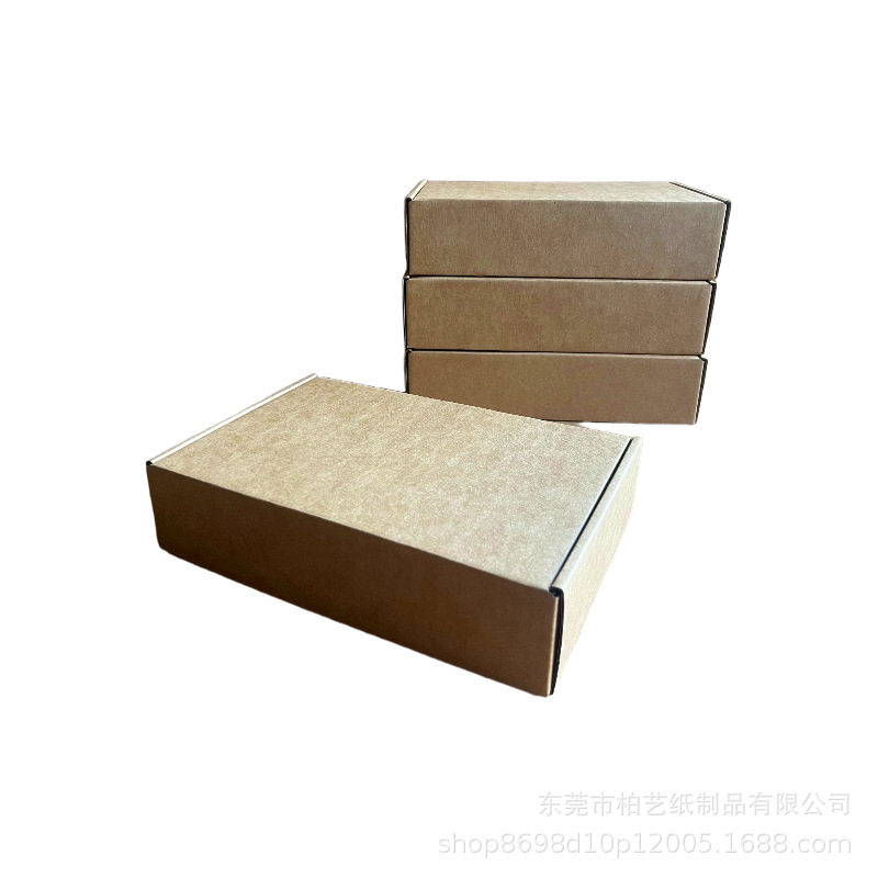 Width 27 Large Aircraft Box Corrugated Three-Layer Kraft Paper Box Printable Logo Ready-Made Blank Box