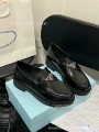 Black patent leather thin sole