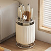 Kitchen Rotating Knife Rack Storage Rack Countertop Multifunctional Chopsticks Holder Knife Holder Integrated Storage Box Household Kitchen Knife Rack