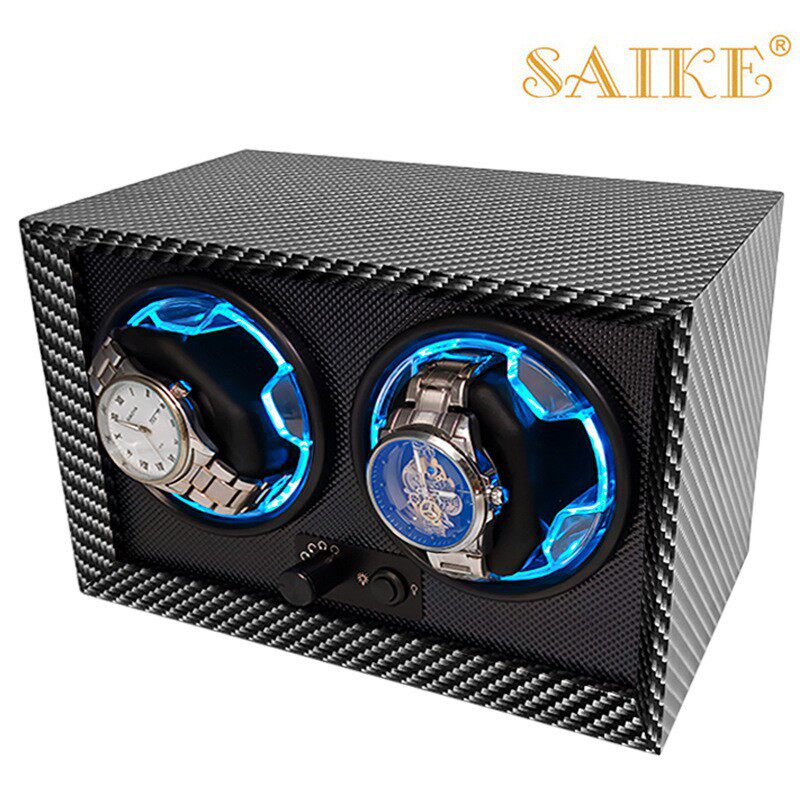 Spot Black Walnut Wood 5-Position Dual-Position Mechanical Watch Automatic Watch Winder Electric Winding Watch Box for Home Use