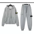 Set of heather gray terry