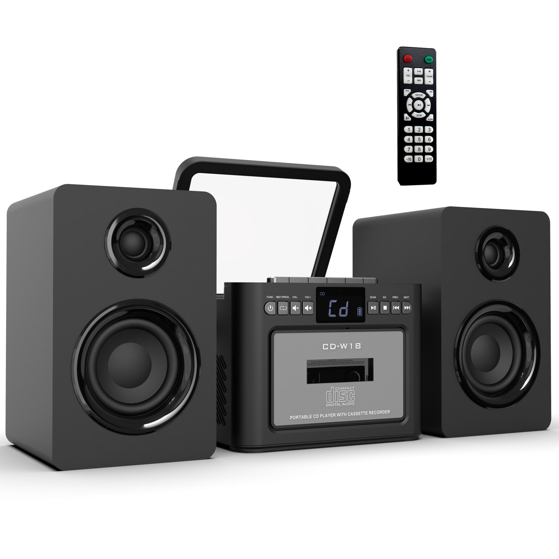 CD player desktop speaker home bluetooth audio tape player FM radio TF English repeat new CD player