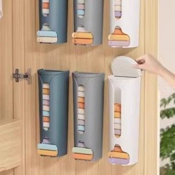 Household Lazy Underwear Socks Storage Artifact Underwear Storage Box Wall Hanging Withdrawable Punch-Free Socks Tidy Box
