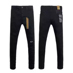 Cross-Border European and American Original Trendy Brand Ksubi Men's Pants Casual Slim Tight Ripped Pants Small Feet Stretch Jeans