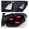 Cross-Border Wholesale Simple and Stylish Crossbody Bag for Men, Oxford Cloth Multi-Pocket Small Square Bag, Business Casual Shoulder Bag, Trendy