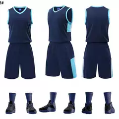 Basketball clothes suit adult children's same sports training clothes wholesale group purchase printable printing printing number A62#
