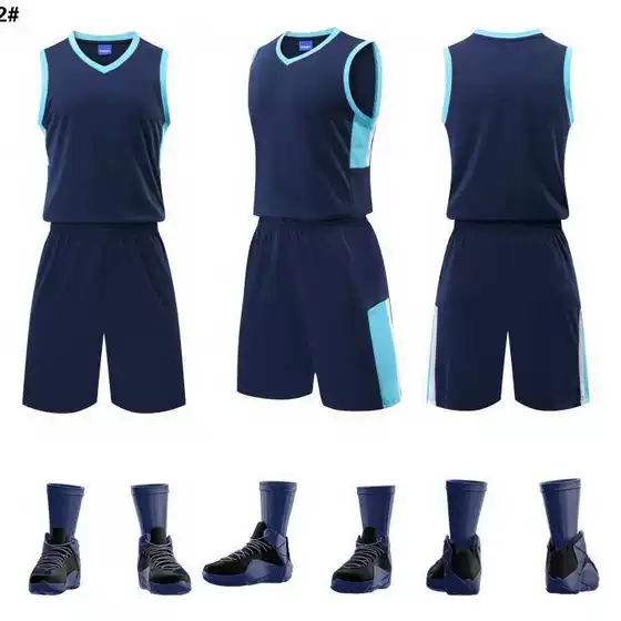 Basketball clothes suit adult children's same sports training clothes wholesale group purchase printable printing printing number A62#