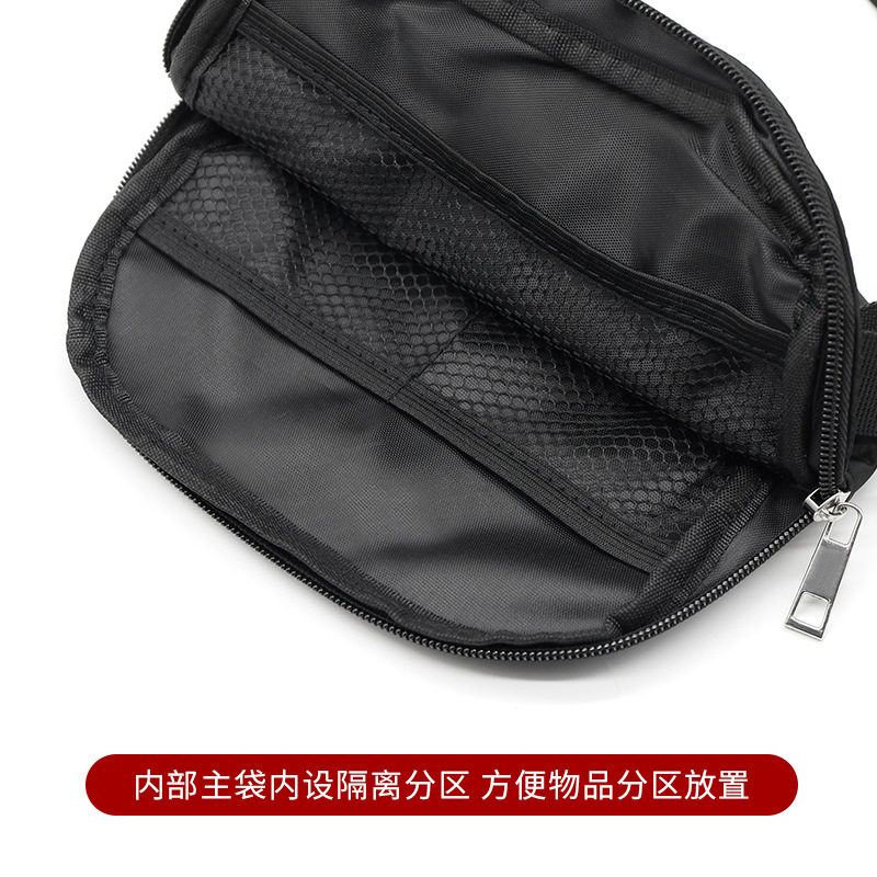 跨境lulu同款尼龙腰包防水胸包户外活动跑步手机包斜挎包男女百搭