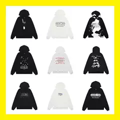 Maison margiela Hoodie Numbers Logo Zip Hoodie