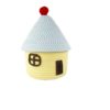 Cartoon Cotton Rope Woven Storage Bucket Home Small House Storage Decoration Desktop Ornaments Toys Snack Storage Basket