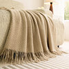 Nordic Style Retro Knitted Blanket B&B Bedside Decorative Blanket Bed Light Luxury Nap Blanket Shawl Cover Blanket Sofa Blanket