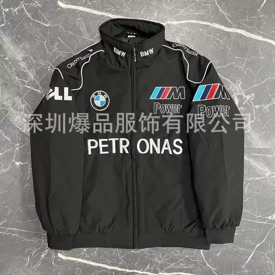 F1 Racing Suit Embroidered Jacket Motorcycle Riding Suit Motorcycle Clothing European and American Style Flight Suit Baseball Jacket Custom-Made