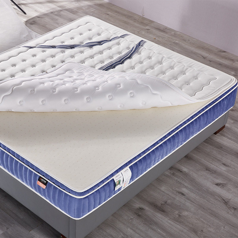 Darlena Jute Brown Mattress Soft and Hard Dual-purpose Ridge Mattress Simmons Mattress Latex Independent Spring Mattress