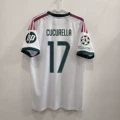 Real madrid home number 17 + champions league armband