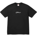 Supreme ss26 arabic square logo short-sleeved t-shirt for men and women, black
