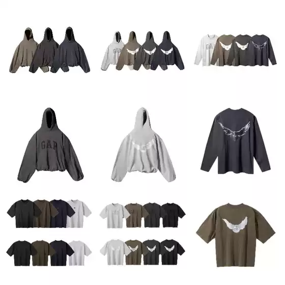 Kanye Kanye Yeezy Three-Party Joint Peace Dove High Street Loose Round Neck Short-Sleeved Men's and Women's Same Style T-Shirt Trendy Brand