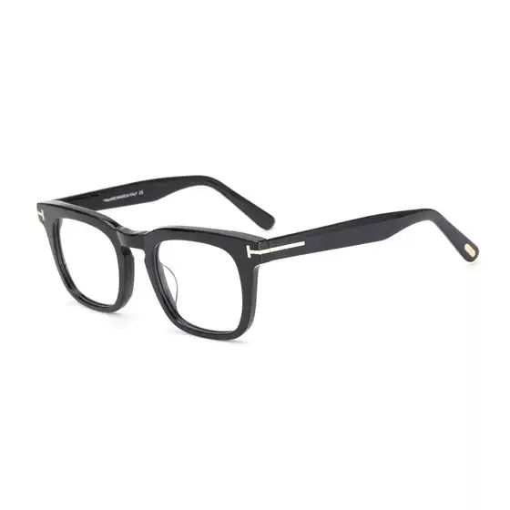 New High Quality Temford Glasses Frame Black Frame Glasses Frame Men's and Women's Myopia Glasses TF751-F